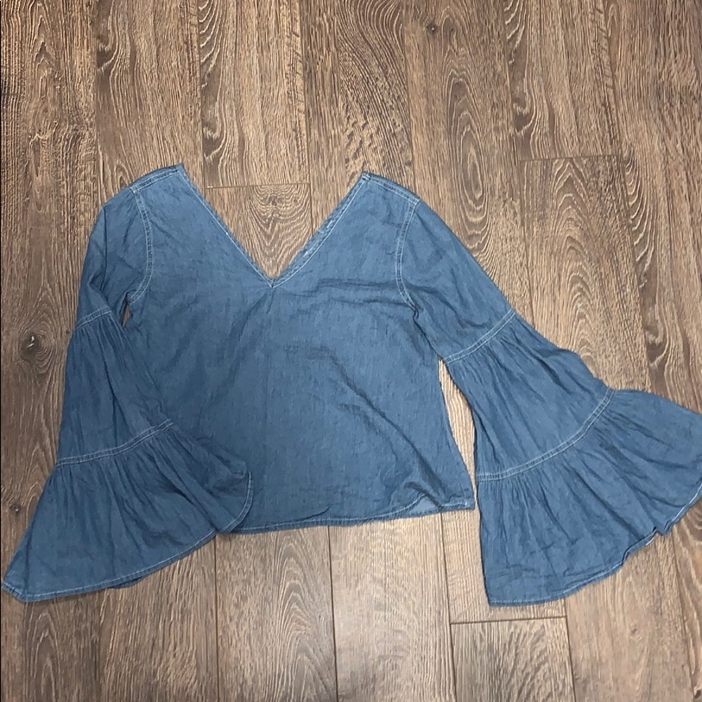 Chambray top